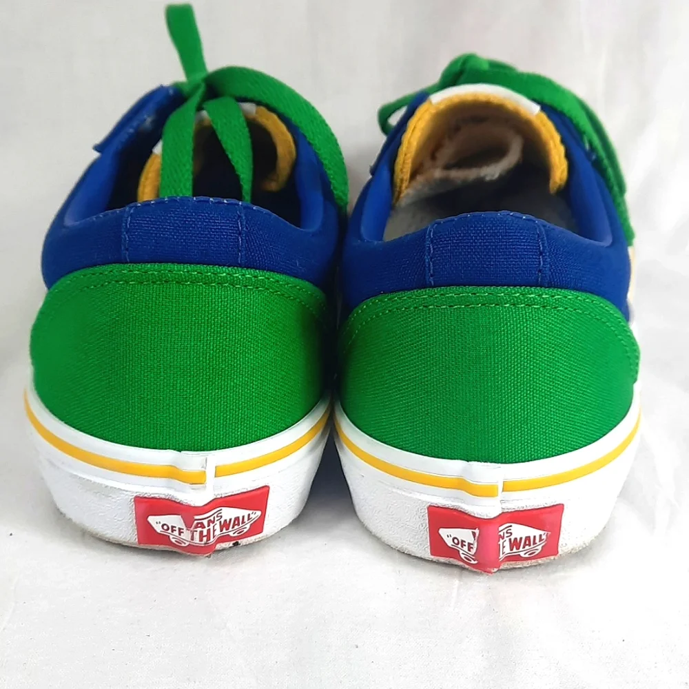 Vans Off The Wall Unisex Youth Shoes Size 5 Colorful Old Skool